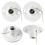 4-Pack E26 Keyless Lamp Holder with Pull Chain Ceiling Mount Socket for Various Bulbs 1