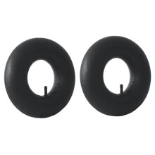 Lot de 2 Chambres à Air 4.10/3.50-4, pour Valve Droite 4.10-4/3.50-4 pour Brouettes, Tondeuses, Diables et Encore
