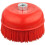 6" Nylon Cup Brush with Mild Abrasive, Wire Cup Brush Quickly Remove Rust Angle Grinder with 5/8 Inch-11 Threaded Arbor 1