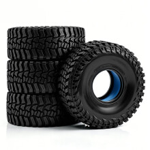 RED SPIDER 2.2 Inch RC Crawler Tires, 146mm Rubber Tyres with Dual Layer Foam Inserts for 1/8 1/10 RC Off-Road Trucks