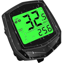 Bike Computer and Bike Odometer Wireless MPH /H Bicycle Speedometer with Automatic Wake- Cycling Speed Tracker