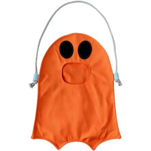 Sac de Bonbons de FantĂ´me D'Halloween, Pochette de Rangement pour Enfants Lors de la Collecte de Bonbons, Sac-Cadeau de FĂŞte Orange