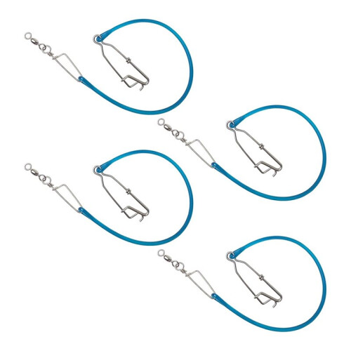 4 Pezzi di Peso per Downrigger con Snubber con Cuscinetti A Sfera e Girella, Snubber da Traina per La Pesca