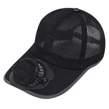 Solar-Kühlventilator-Hut Solarbetriebene Mesh-Baseballmütze mit Ventilatoren für Outdoor-Aktivitäten