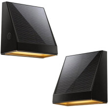 Luz Solar de Parede Externa, Luzes com Sensor de Movimento Por , Iluminação Ao Amanhecer, Aplique de Parede IP65 para Pátio, Jardim, Varanda,