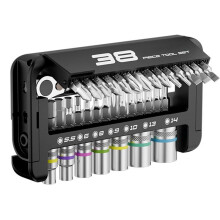 38-Piece Set Portable Fast Ratchet Wrench Sleeve Tool Fast Hexagonal Torx Screwdriver Bicycle Repair Tools