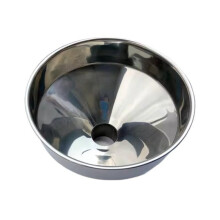 304 Edelstahl Küchen-Trichter, 20 cm Breiter Metalltrichter für Flüssigkeiten & Öl, Schneller Transfer, 3,2 cm Auslauf