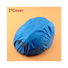 (Blue) Cycling Bike Helmet Cover Waterproof Windproof Bicycle Rain Helmet Cover