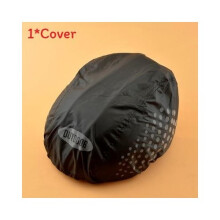 (Black) Cycling Bike Helmet Cover Waterproof Windproof Bicycle Rain Helmet Cover