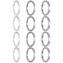 12pcs Crankset Spacers Alloy Bottom Bracket Adjustment Washers Bike Crank Offset Shim-4 Pieces Each of 1mm, 2mm, and 3mm