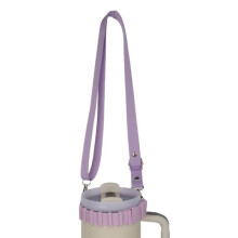 Water Bottle Handle Strap Water Bottle Sling Universal Bottle Lanyard Adjustable Shoulder Strap Water Bottle Holder D