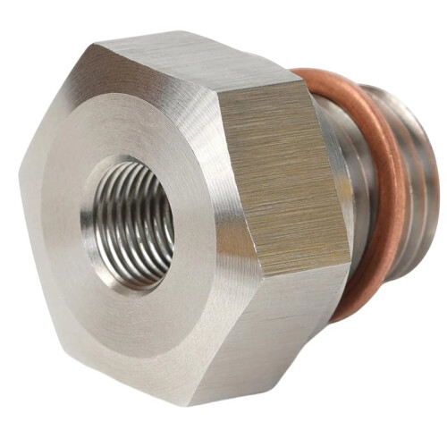Oliedruksensoradapter M16-1.5 Naar 1/8" NPT, Roestvrijstalen Oliedrukadapter voor  LS-Serie Motoren LS1 LSX