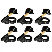 Beer Helmet for Bottles, Pack of 6, Beer Bottle Stopper, Beer Bottles, Salute Beer, Reusable Helmet