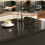 Black Coffee Table with 16-Color LED Lighting 3