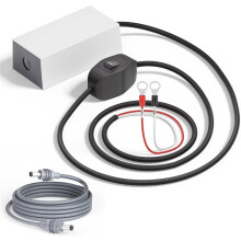 12V Battery Adapter with 12V-24V to 30V 2A Step Converter for Starlink , Power Supply Adapter