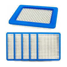 6 Pack 491588S Lawn Mower Air Filter, Flat OEM Air Cleaner Cartridge, for Briggs & Stratton, Toro,