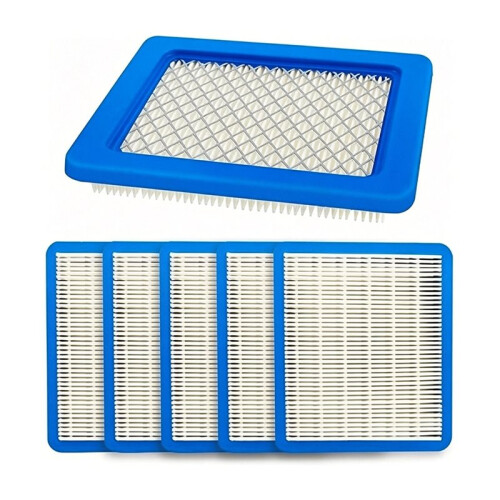 6-Pack 491588S Gräsklipparluftfilter, Platt Luftfilterpatron, för Briggs & Stratton, Toro,