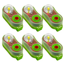 6pcs Life Jacket Light Water Signal Light Locator Life Saving Signal Light -Efficient Waterproof Portable