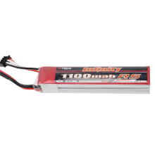 LiPo-Accu 3S 11,1V 1100mAh 30C met XT30/T-Stekker/voor /SM-Connector, voor RC-Voertuigen en Drones A