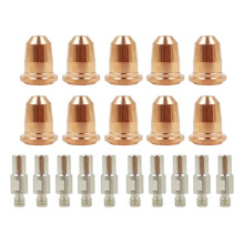 20Pcs Plasma Torch Accessories PR0110 Electrodes PD0116 Nozzle Tips 1.0mm Orifice for S45 CUT55 PT40 IPT-40 IPT-60 PT60