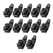 12 Stück Planenclips, Windfeste Zeltanker, Planenclips, Zeltbefestigungen, Halter für Camping, Schwimmbad, Outdoor-Zeltmarkise