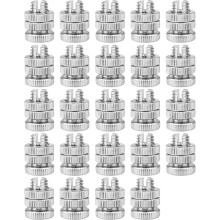 24 Pieces Split Bolt Joint Clamp Wire Connector Electrical Fence Connector Aluminium Alloy for Multiple Electric Fence