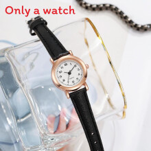 (White Black) Ladies Casual Trendy Watch With Pin Buckle And Quartz Movement Daily For Use