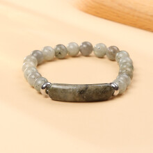 (Color U) Stone Geometric Natural Beaded Bracelet Hanrafting Collection Casual Trendy