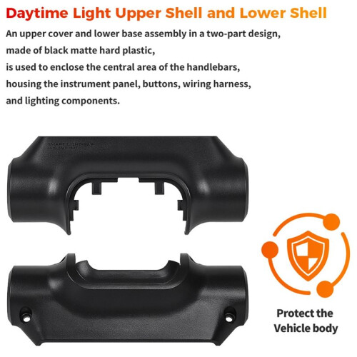 Upper and Lower Protective Housing Set for  Max G3 Electric Scooter Daytime Running Light 2