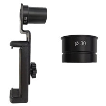 Universal Microscope Stand Adapter 12.5X Microscopios Cell Phone Holder for 30mm Eyepiece Tubes