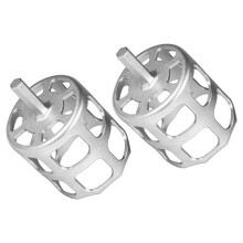 2pcs 2.75" Stainless Grass Sprinkler Trimmer Tool for 1/2" Cordless Drills - Efficient Lawn Care