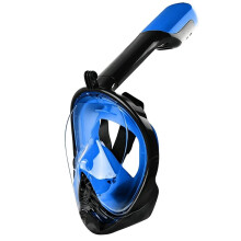 Full Face Snorkel Mask with Camera Mount, 180 View, Anti-Fog and Anti-Leak Technology for Adults and Teens  L/XL