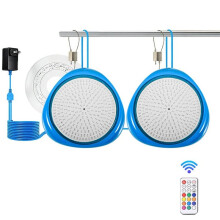 Lampe LED Submersible RGB 10w avec Télécommande, Lumière Changeante de Couleur, Lumière Étanche pour Piscine 12V, Prise EU