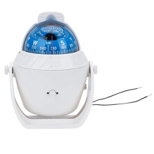 Marine Compass with Illuminated Pivoting Light for Boats, Yachts, and Sailboats