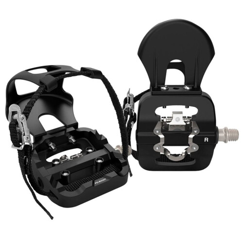 MTB Pedal Fit SPD System Dual Function Bicycle Self-Locking Platform Pedal Dynamic Bike Top Clip Pedals