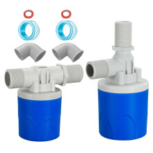 1/2" Float Valve No Power Automatic Closing Water Tank Auto Water Level Shut Off Controller