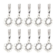 10-Pack Circle Belt Clip for Secure & Convenient EDC,Multi-Purpose Portable Pocket Clip for Keys, Flashlights, Knives