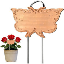 Metal Plant Labels 30 Pcs Rose Gold Outdoor WaterproofGarden Seed Stake Tags for Flowers Fruits and Vegetables