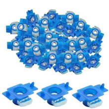 50pcs Solar Panel Mount Accessories - Anti-Loosening Connectors for Secure PV System Installation (3/8"-16)