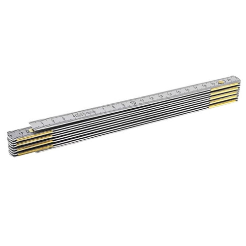 1M /2M Dual Metric Scale Folding Rule for Metalworking / Industrial Drawing / Engineering, Multi-Purpose Measuring B