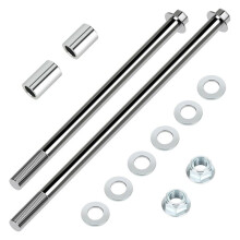 12mm 270mm Bike Rear Axle Kit + 225mm Front Wheel Axle Replacement for CT100U Minibike 97cc 100cc