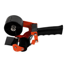 60mm Stainless Steel Tape Dispenser, Manual Packing Tape Cutter for Carton Sealing, Shipping and Offices Use