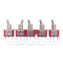 5Pcs for Salecom T80-T 3Pin SPDT Right Angled PCB Mount Toggle 5A/125VAC