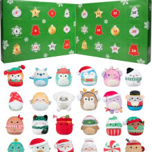 (Calendar B)Christmas Countdown Advent Calendar Pvc Squeeze Toy Gift For Holiday Decor