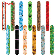 Minecraft Pixel Motiv Snap Armband Foto Requisite Armband für Party Dekor