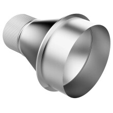Ronde Kanaalverkleiner/Vergroteradapter van 4" Naar 3" voor Ventilatiesystemen, Gegalvaniseerd Staal (4,3 Inch)
