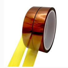 Polyimide High Temperature Tape, 2 Rolls Heat-Resistant Transfer Tape 20mm X 30m Strong Adhesion Heatproof Tape