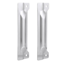 2 Stuks 3" X 11" Vergrendelingsbeschermplaten, Gegalvaniseerd Koolstofstaal, Deurvergrendelingsafdekking, Bescherming voor Deurbeveiliging