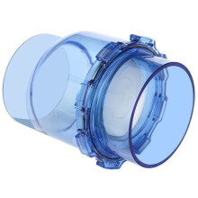 50mm Flap Check Valve Transparent Design Non-Return Valve Anti-Backflow Movable Valve Backwash Obstructor
