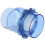 50mm Flap Check Valve Transparent Design Non-Return Valve Anti-Backflow Movable Valve Backwash Obstructor 1